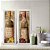 Kit 2 Quadros Lavabo Paris Uva Vintage Bege Roma Bar - Imagem 6