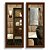 Kit 2 Quadros Lavabo Armário Pintura Vintage Efeito - Imagem 2