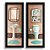 Kit 2 Quadros Lavabo Pia Água Vaso Verde Vintage Pintura - Imagem 3