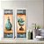Kit 2 Quadros Lavabo Perfume Azul Floral Provençal Sabonete - Imagem 6
