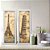 Kit 2 Quadros Lavabo Paris Roma Piza Vintage Torre Eiffel - Imagem 6