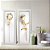 Kit 2 Quadros Lavabo Efeito Rosa Dourado Branco Peonia - Imagem 6