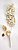 Kit 2 Quadros Lavabo Flor Dourado Ramo De Branco - Imagem 4