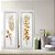 Kit 2 Quadros Lavabo Flor Dourado Ramo De Branco - Imagem 6