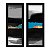 Kit 2 Quadros Lavabo Manchas Cinza Tinta Azul Preto - Imagem 3