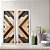 Kit 2 Quadros Lavabo Abstrato Cinza Chevron Preto Triângulo - Imagem 6