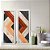 Kit 2 Quadros Lavabo Madeira Envelhecida Chevron Geométrico - Imagem 6