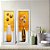 Kit 2 Quadros Lavabo Dourado Ouro Efeito Tulipa Vaso - Imagem 6
