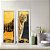 Kit 2 Quadros Lavabo Preto Textura Dourado Tigre Efeito Sala - Imagem 6