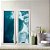 Kit 2 Quadros Lavabo Sala Vista Casas Verde Lago Neve - Imagem 6