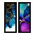 Kit 2 Quadros Lavabo Gold Amarelo Abstrato Linha Azul Roxo - Imagem 3