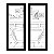 Kit 2 Quadros Lavabo Banheira Linhas Sketch Desenho Banheiro - Imagem 3