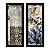 Kit 2 Quadros Lavabo Rosa Flor Pintura Efeito Quadro Gold Pronvençal - Imagem 3