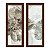 Kit 2 Quadros Lavabo Renda Mandala Aquarela Sala Efeito Flor - Imagem 2