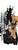 Kit 2 Quadros Lavabo Linhas Abstrato Preto Manchas Dourado - Imagem 5