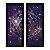 Kit 2 Quadros Lavabo Roxo Geometria Sagrada Mandala Gold - Imagem 3