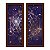 Kit 2 Quadros Lavabo Roxo Geometria Sagrada Mandala Gold - Imagem 2