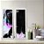Kit 2 Quadros Lavabo Tinta Holográfico Preto Splash Manchas - Imagem 6