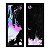 Kit 2 Quadros Lavabo Tinta Holográfico Preto Splash Manchas - Imagem 3