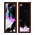Kit 2 Quadros Lavabo Tinta Holográfico Preto Splash Manchas - Imagem 2