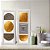 Kit 2 Quadros Lavabo Formas Gold Ouro Geométrico Linhas Sala - Imagem 6