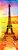 Kit 2 Quadros Lavabo Vermelho Floral França Paris Pintura - Imagem 5