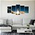 Kit Quadros Mosaico Sala Nasa Quarto Foguete Espaço - Imagem 5