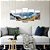 Kit Quadros Mosaico Montanha Rio Quarto Paisagem Sala - Imagem 6