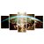 Kit Quadros Mosaico Terra Universo Sala Quarto Planeta - Imagem 1