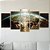 Kit Quadros Mosaico Terra Universo Sala Quarto Planeta - Imagem 4