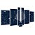 Kit Quadros Mosaico Astral Vida Mapa Guia Quarto - Imagem 2