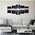 Kit Quadros Mosaico Paralelo Cidade Urbana Sala Quarto - Imagem 5