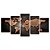 Kit Quadros Mosaico Clássico Mundi Mdf Mapa 3mm Premium - Imagem 1