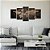 Kit Quadros Mosaico Clássico Mundi Mdf Mapa 3mm Premium - Imagem 5