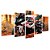 Kit Quadros Mosaico Velocidade Moto Bmw Corrida Premium - Imagem 2