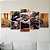 Kit Quadros Mosaico Velocidade Moto Bmw Corrida Premium - Imagem 4