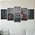 Kit Quadros Mosaico Moto Retro Rua Urbano Quarto - Imagem 4