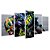 Kit Quadros Mosaico Yamaha Gp Sala Quarto Rossi Moto - Imagem 2