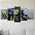 Kit Quadros Mosaico Yamaha Gp Sala Quarto Rossi Moto - Imagem 4