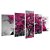 Kit Quadros Mosaico Vida Arvore Roxo Sala - Imagem 2