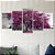 Kit Quadros Mosaico Vida Arvore Roxo Sala - Imagem 3