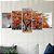 Kit Quadros Mosaico Laranja Arvore Quarto Vida Sala - Imagem 3