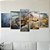Kit Quadros Mosaico Quarto Sala Lobo Floresta - Imagem 6