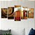 Kit Quadros Mosaico Fundo Barris Cerveja De Caneca Com - Imagem 3