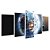 Kit Quadros Mosaico Espaço Planeta Terra Fantasia - Imagem 2