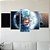 Kit Quadros Mosaico Espaço Planeta Terra Fantasia - Imagem 4