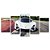 Kit Quadros Mosaico Velocidade Super Premium Carro Corrida - Imagem 1