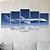 Kit Quadros Mosaico Céu Avião Sala Boeing - Imagem 4