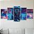 Kit Quadros Mosaico Universo Leão Quarto Sala - Imagem 4