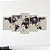 Kit Quadros Mosaico Quarto Mundy Sala Paz Mapa Pombas - Imagem 3